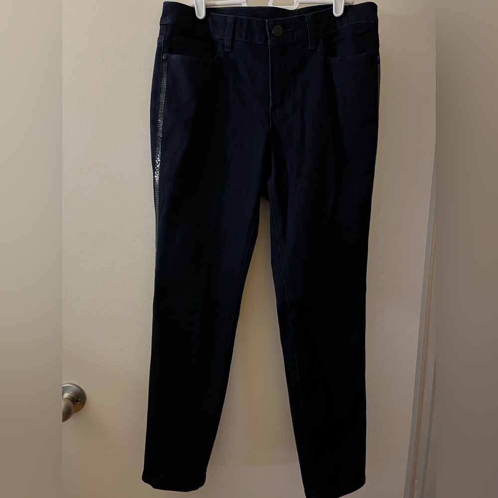Christopher & Banks Black Straight Leg Jeans